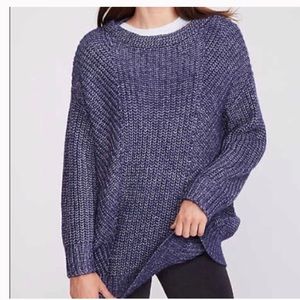 Lou & Grey navy blue sweater